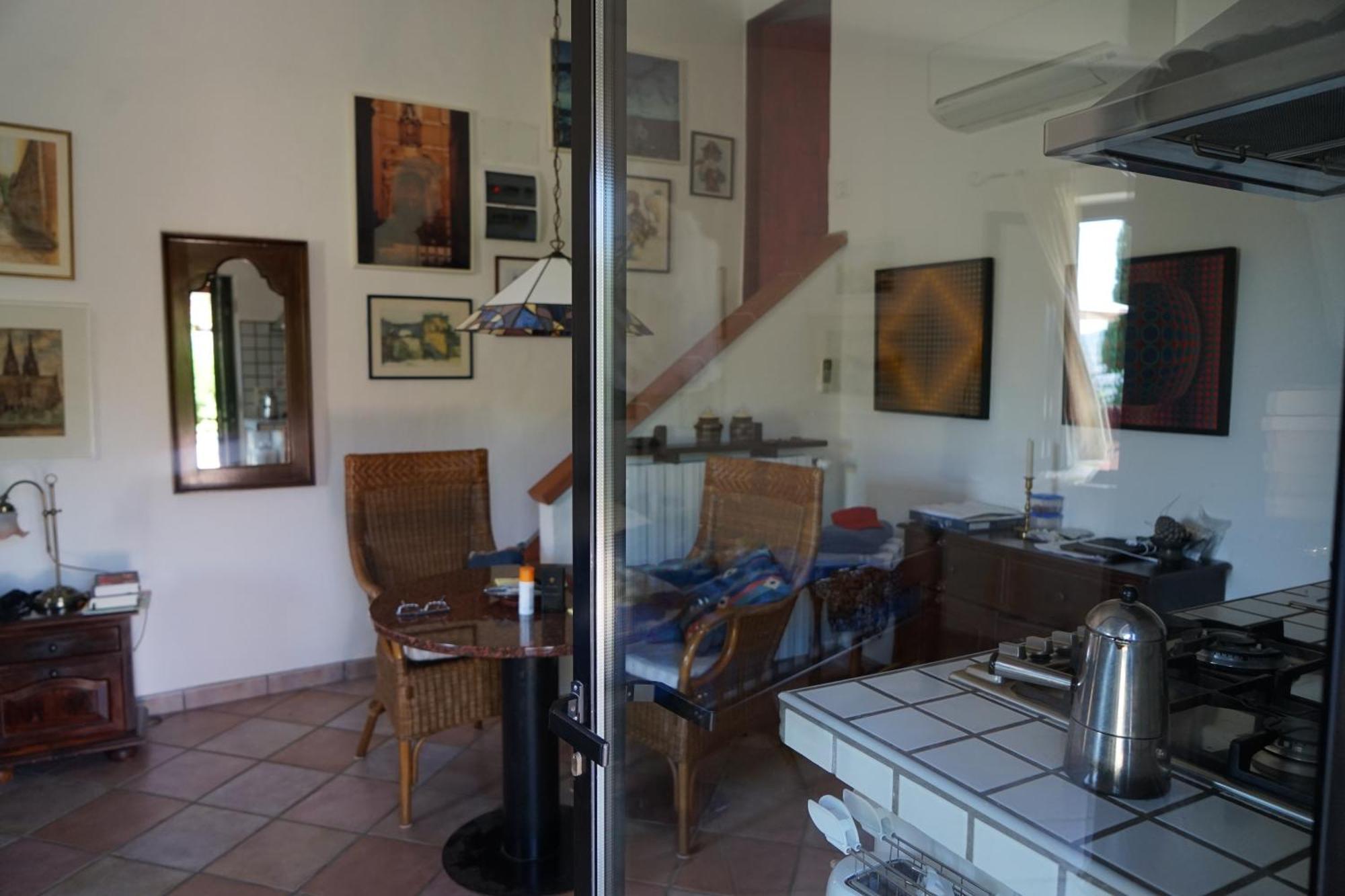 Studio-Appartment In Landhaus Mit Meerblick Porto Azzurro Kültér fotó