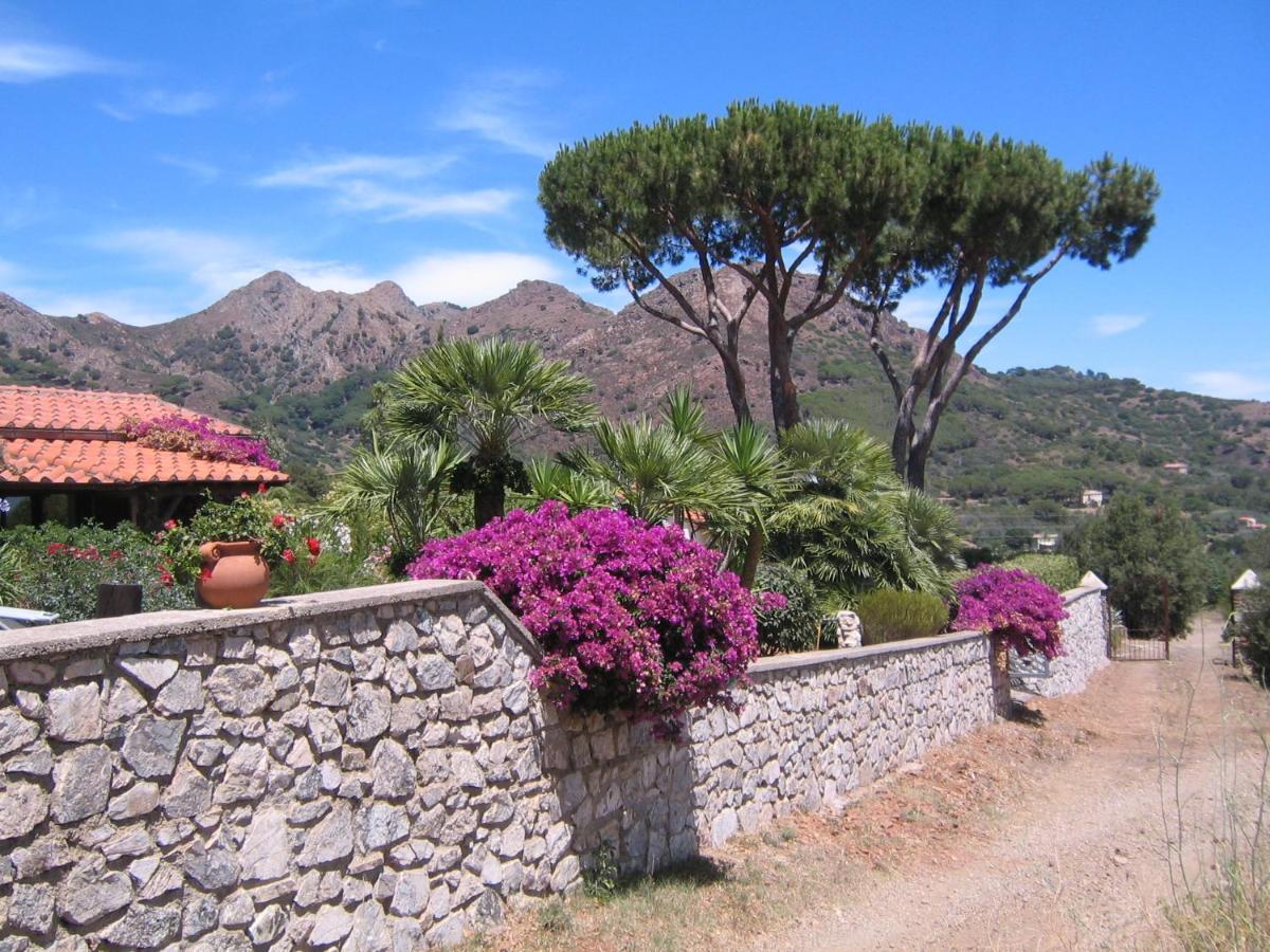 Studio-Appartment In Landhaus Mit Meerblick Porto Azzurro Kültér fotó