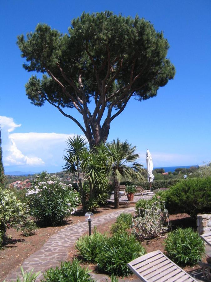 Studio-Appartment In Landhaus Mit Meerblick Porto Azzurro Kültér fotó